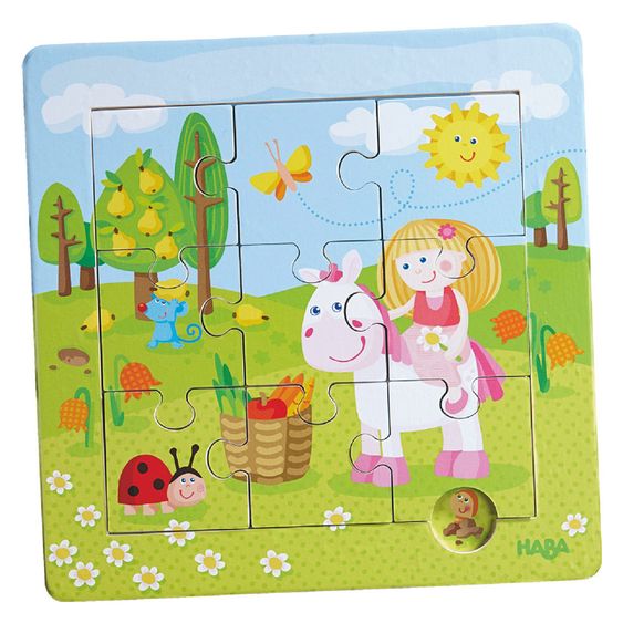 Haba Rahmenpuzzle Feengarten - 9 Teile