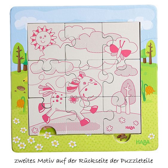 Haba Rahmenpuzzle Feengarten - 9 Teile