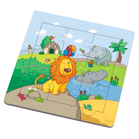 Haba Rahmenpuzzle Löwenfreunde - 9 Teile