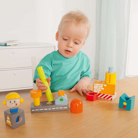 Haba Steckspiel Auf der Baustelle