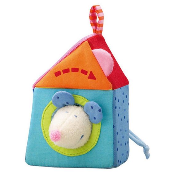 Haba Cubo di stoffa Mouse in casa