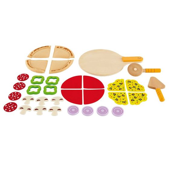 Hape 31-tlg. Pizza-Set aus Holz