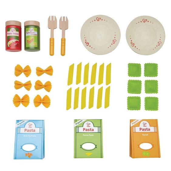 Hape Set di pasta in legno da 33 pezzi