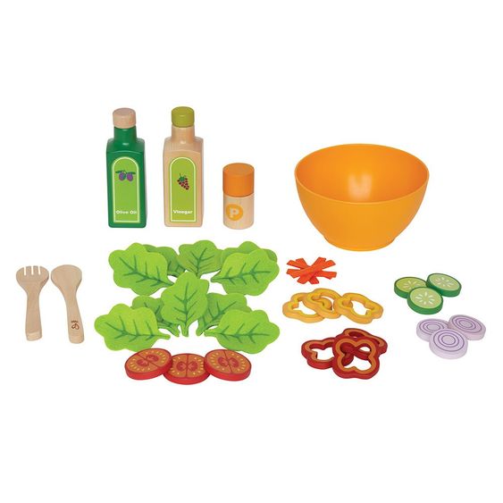 Hape 36-tlg. Set Gartensalat aus Holz