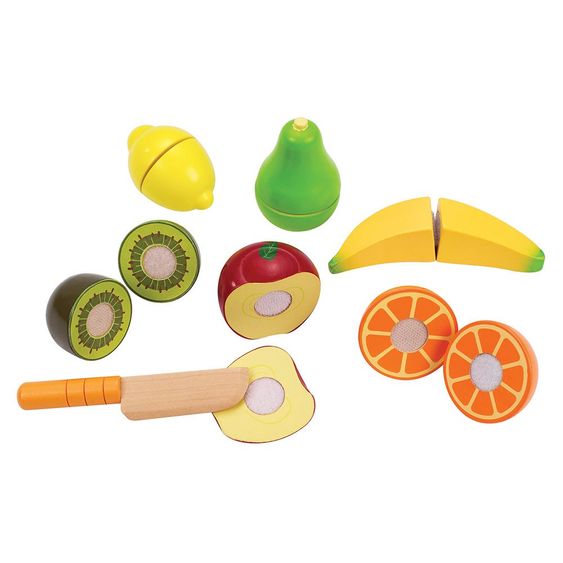 Hape 7-tlg. Set Frische Früchte aus Holz