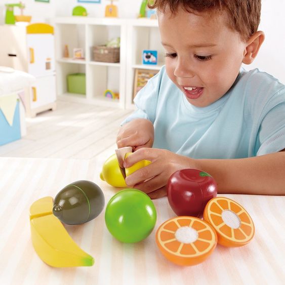 Hape 7-tlg. Set Frische Früchte aus Holz