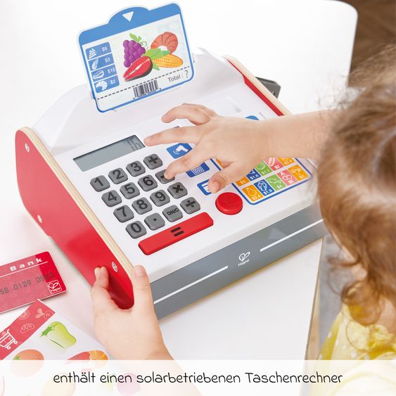 Hape Toy store accessories Play cash register with sound