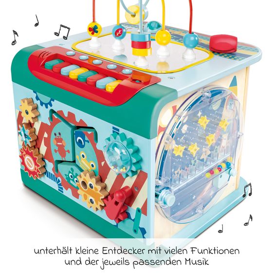 Hape Magischer Motorikwüfel Explore and Learn Magic Cube