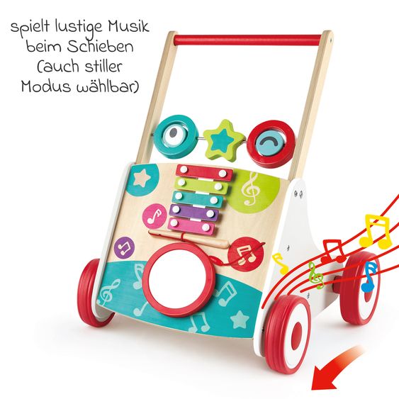 Hape Musik Lauflernwagen