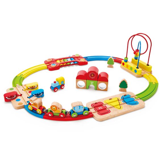 Hape Rainbow puzzle train set