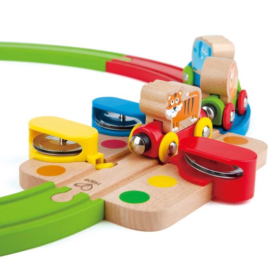 Hape Rainbow puzzle train set