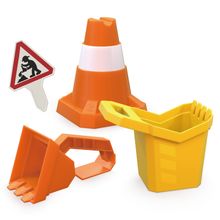 Sandspielzeug-Set Baustelle 4-teilig