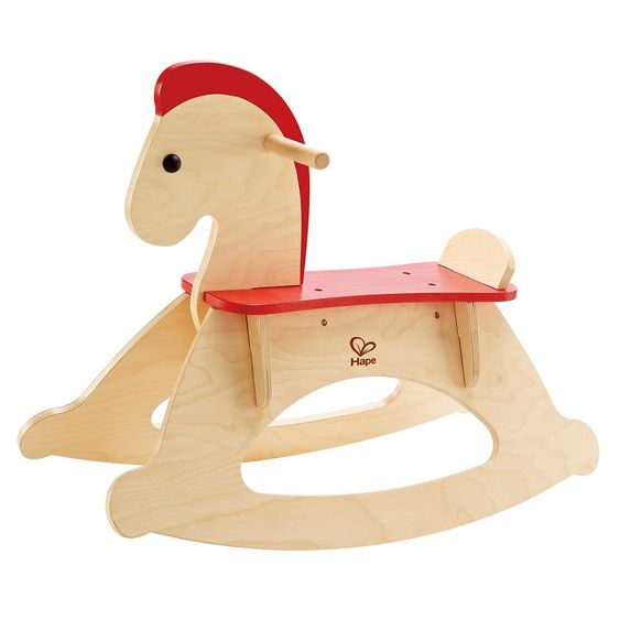 Hape Rocking Horse Rocky - Nature Red