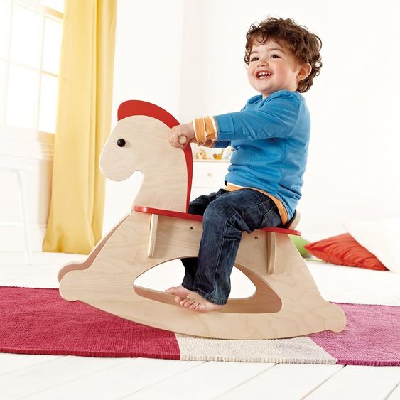 Hape Rocking Horse Rocky - Nature Red