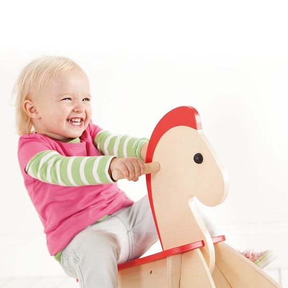 Hape Rocking Horse Rocky - Nature Red