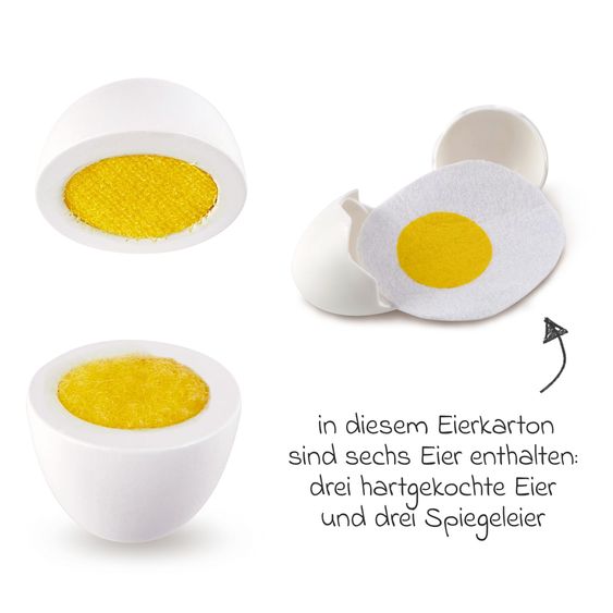 Hape Play food egg carton