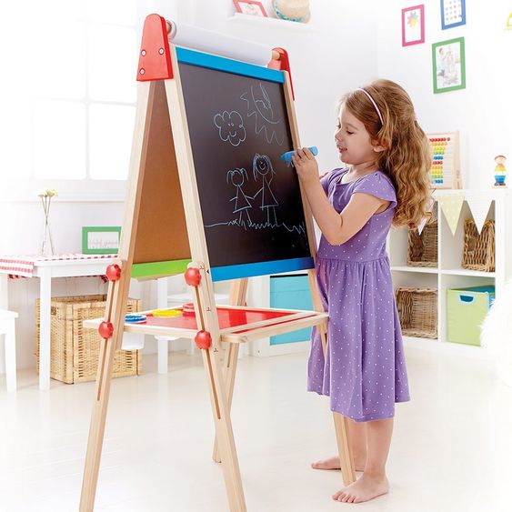 Hape Standing board for painting double-sided with paper roll