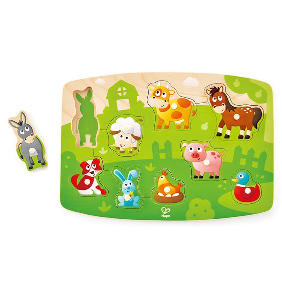 Hape Peg puzzle - farm