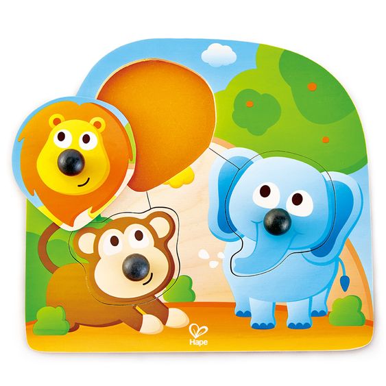 Hape Steckpuzzle - Dschungeltiere