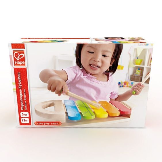 Hape Xylophon Regenbogen aus Holz