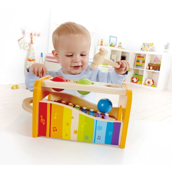 Hape Xylophon und Hammerspiel