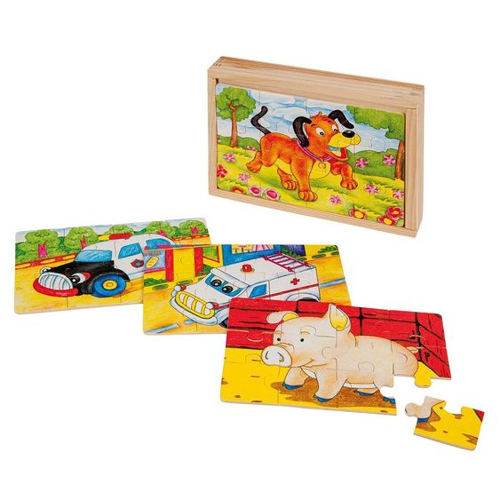 Happy People 1st Puzzle 12 Teile 4 in 1  - Auf dem Land