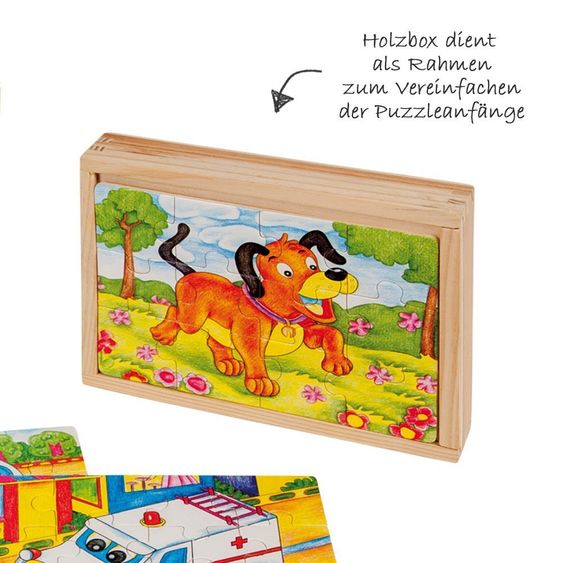 Happy People 1st Puzzle 12 Teile 4 in 1  - Auf dem Land