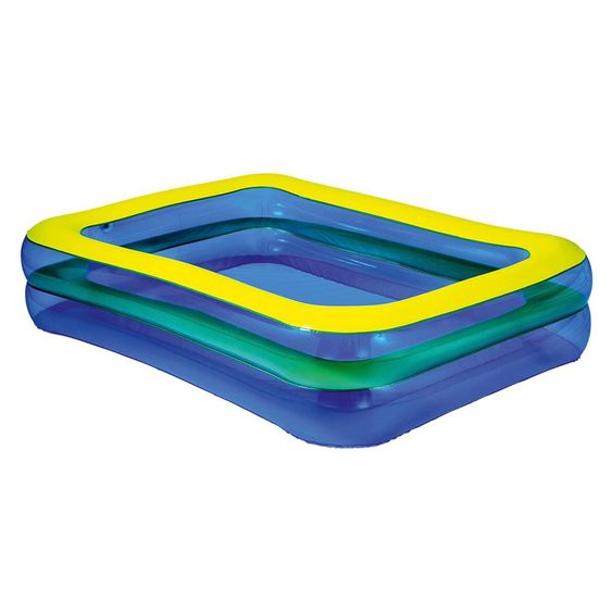 Happy People Piscina per famiglie 200 x 150 x 50 cm - Blu-Verde