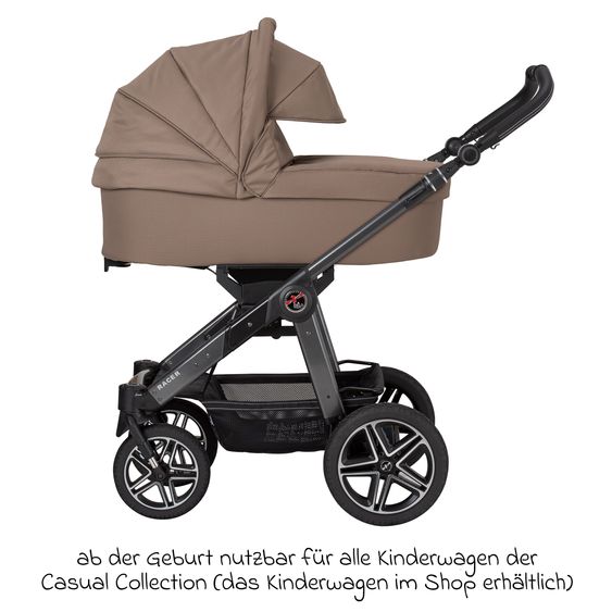 Hartan Babywanne / Falttasche Trend inkl. Windschutz & Softline Matratze für alle GTS-Modelle - Happy Feet