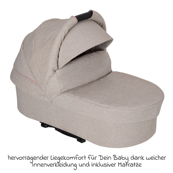 Hartan Babywanne / Falttasche Trend inkl. Windschutz & Softline Matratze für alle GTS-Modelle - Hedgehog Love