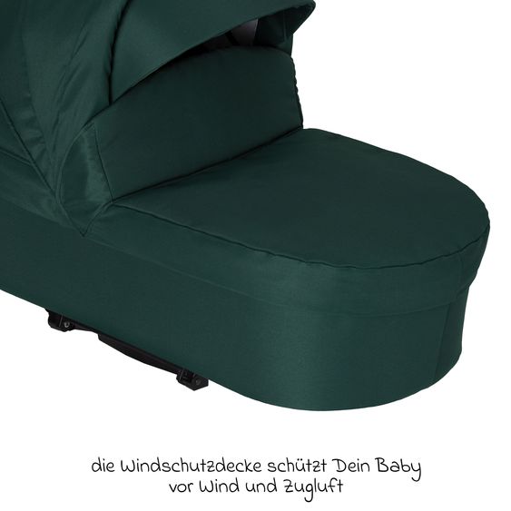 Hartan Babywanne / Falttasche Trend inkl. Windschutz & Softline Matratze für alle GTS-Modelle - Panda Family