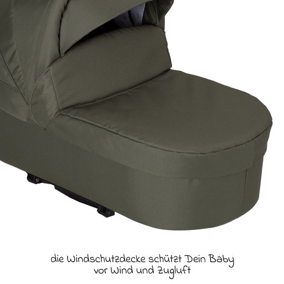 Hartan Babywanne / Falttasche Trend inkl. Windschutz & Softline Matratze für alle GTS-Modelle - Rainbow