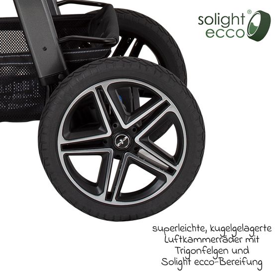 Hartan Buggy & Sportwagen Racer GTS bis 22 kg belastbar mit Handbremse, Knickschieber inkl. Regenschutz - Animal Stars