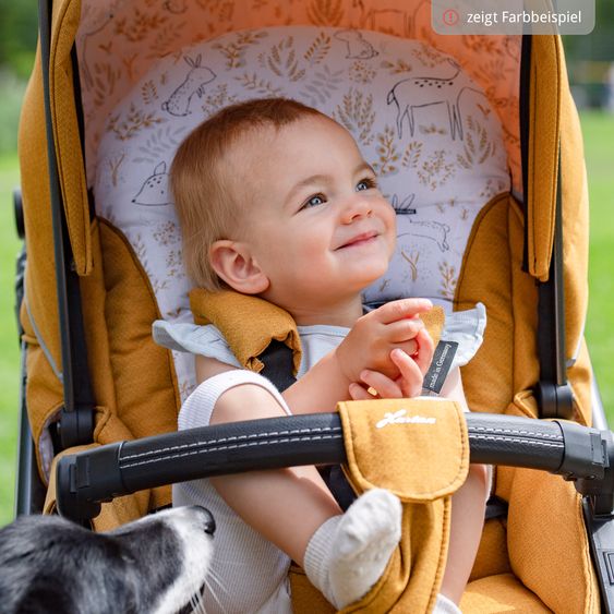 Hartan Buggy & Sportwagen Racer GTS bis 22 kg belastbar mit Handbremse, Knickschieber inkl. Regenschutz - Animal Stars