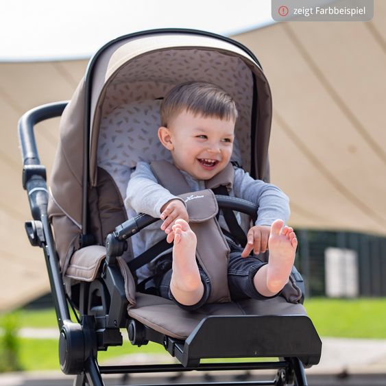 Hartan Buggy & Sportwagen Racer GTS bis 22 kg belastbar mit Handbremse, Knickschieber inkl. Regenschutz - Animal Stars