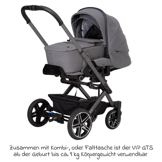 Hartan Buggy & Sportwagen Vip GTS bis 22 kg belastbar mit Teleskopschieber inkl. Regenschutz - Little Zoo