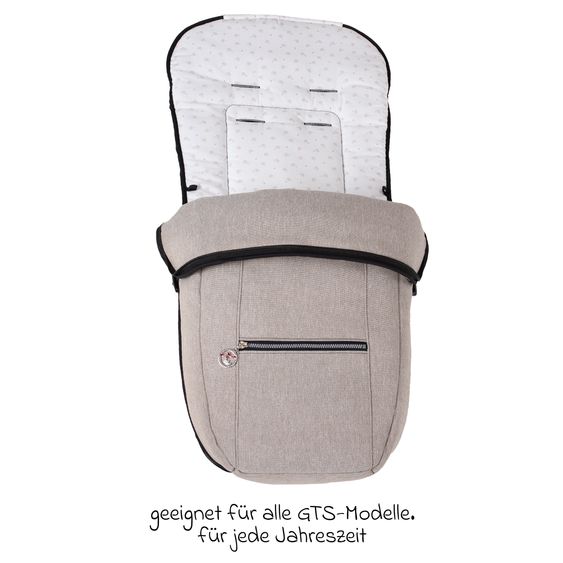 Hartan Fleece-Fußsack SoWi Casual mit Fleece-Einlage für Racer GTS, VIP GTS & Topline GTS - Hedgehog Love