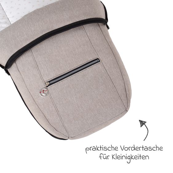 Hartan Fleece-Fußsack SoWi Casual mit Fleece-Einlage für Racer GTS, VIP GTS & Topline GTS - Hedgehog Love