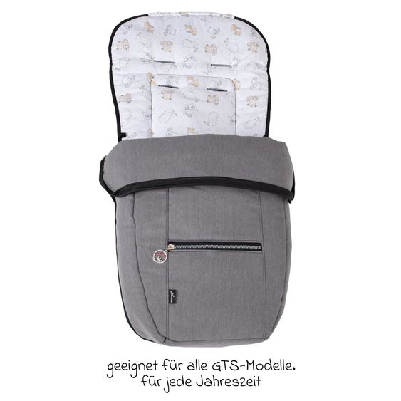 Hartan Fleece-Fußsack SoWi Casual mit Fleece-Einlage für Racer GTS, VIP GTS & Topline GTS - Little Zoo