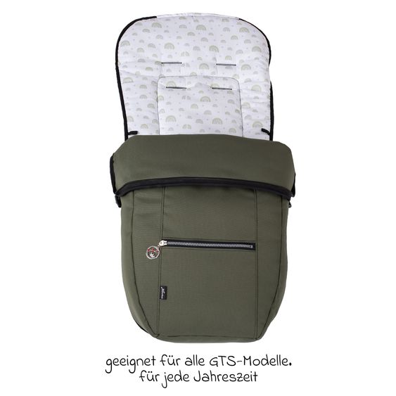 Hartan Fleece-Fußsack SoWi Casual mit Fleece-Einlage für Racer GTS, VIP GTS & Topline GTS - Rainbow