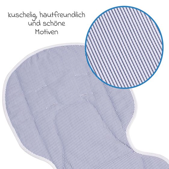 Hartan Wendeauflage Cozy Casual für alle GTS-Modelle - Navy Stripes