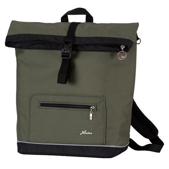 Hartan Wickelrucksack Space Bag Casual Rolltop inkl. Wickelauflage, Schmutztasche & Flaschenhalter - Rainbow