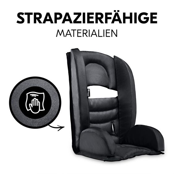 Hauck Set risparmio 2in1 Rimorchio bici Dryk Duo - per 2 bambini (fino a 44 kg) - Rimorchio bici & Passeggino cittadino - incl. 2 cuscini per sedile - Ocean Green