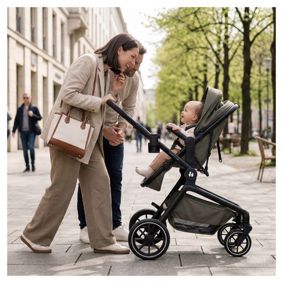 Hauck 2in1 Kinderwagen Convert N Care - Olive