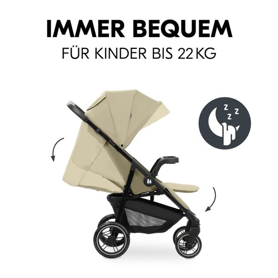 Hauck 2in1 Kinderwagen-Set Shop n Care Duo Set - inkl. Maxi-Cosi i-Size Cabriofix, Adapter + GRATIS Spieltier XL & Buggybuch mit Beißecke - Olive