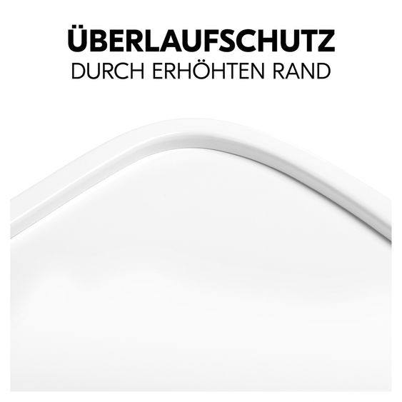 Hauck 3-tlg. Alpha Plus Sparset - Hochstuhl + Essbrett Alpha Tray + Sitzkissen Deluxe in Melange Charcoal - White