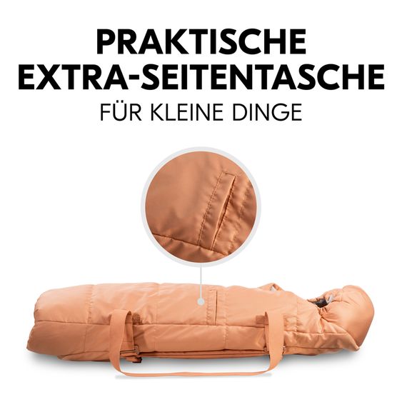 Hauck 3in1 Babynest - Carry N Play - Tragetasche, Fußsack und Spieldecke für Kinderwagen und Buggy - Dots Cork