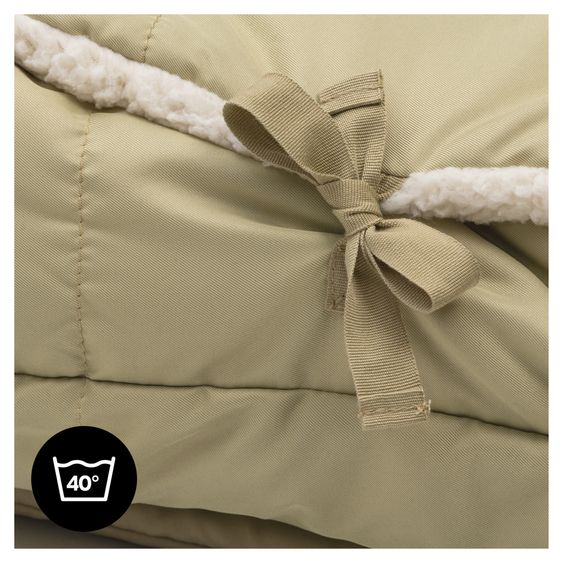 Hauck Nido per bebè 3in1 - Carry N Play - Navicella, coprigambe e tappetino per carrozzina e passeggino - Teddy Fleece Verde