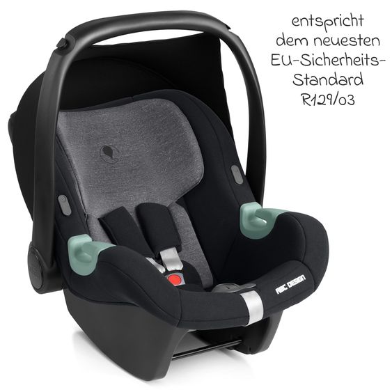Hauck 3in1 Kinderwagen-Set Move N Care Trio Set - inkl. i-Size Babyschale Tulip & XXL Zubehörset - Mocha