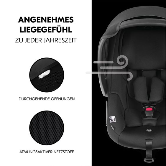 Hauck 3in1 Kinderwagen-Set Move so Simply Trio Set inkl. i-Size Babyschale Drive N Care - Beige Neon